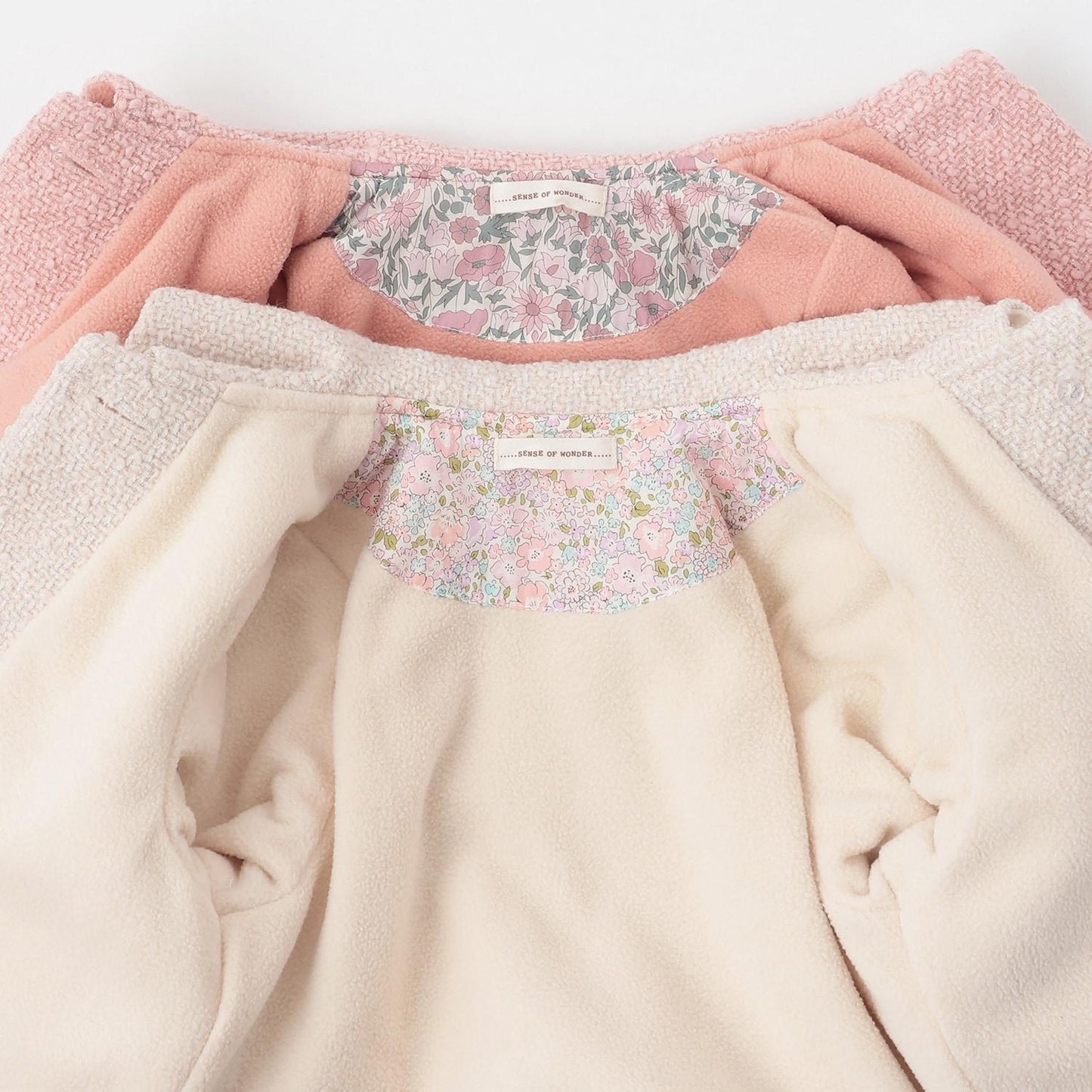 Liberty鈕釦荷葉邊大衣