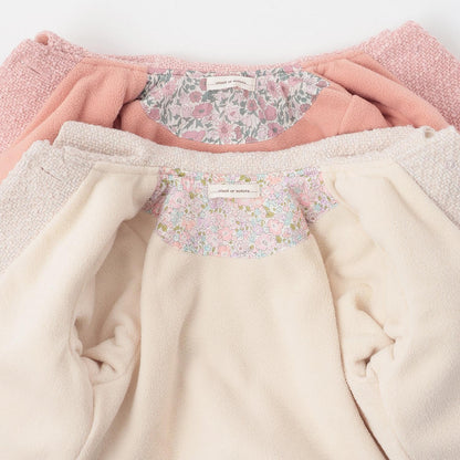 Liberty鈕釦荷葉邊大衣