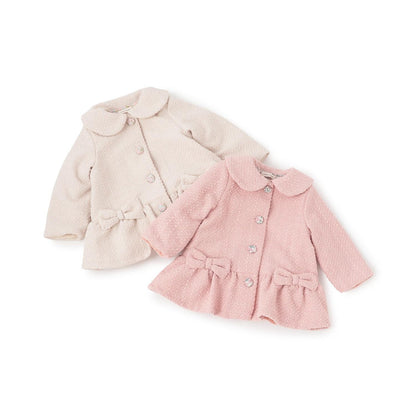 Liberty鈕釦荷葉邊大衣