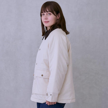 斜紋中棉長款大衣