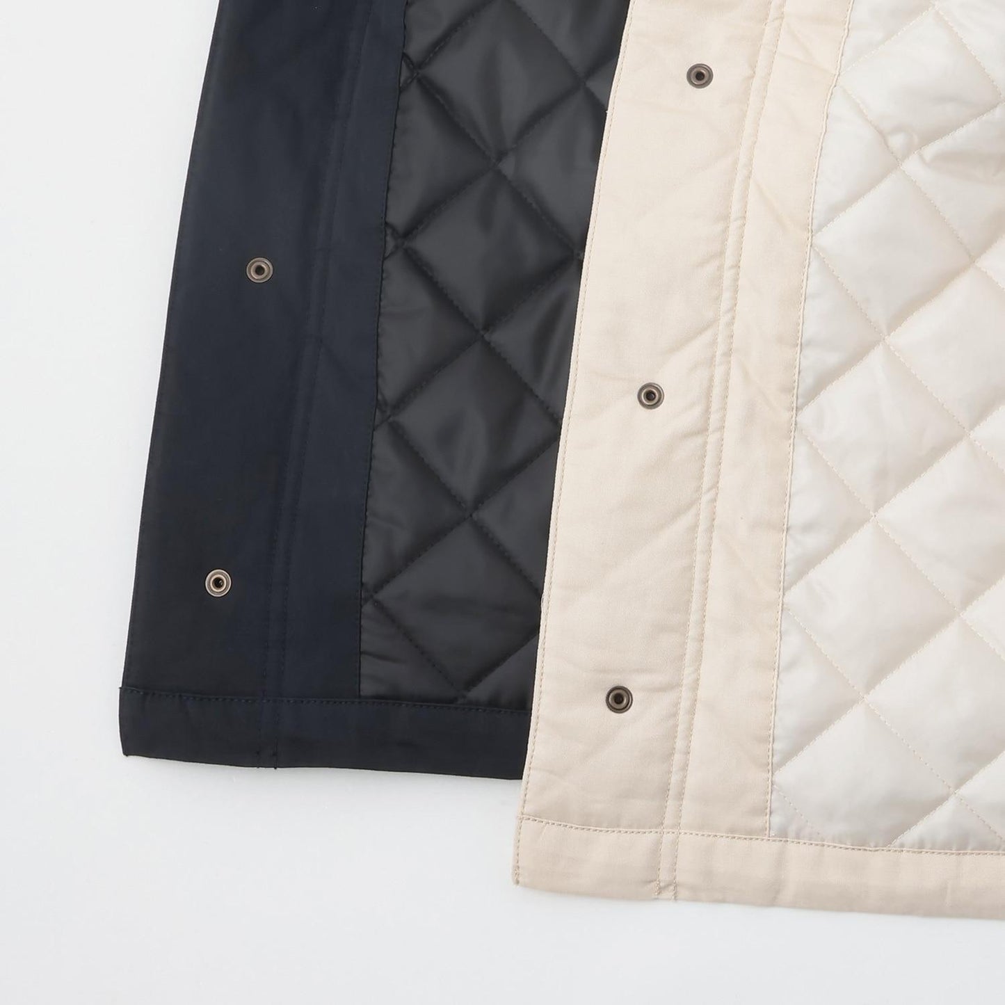 斜紋中棉長款大衣