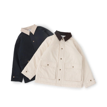 斜紋中棉長款大衣