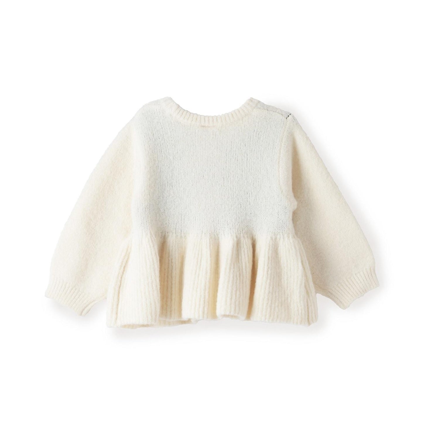 【柔軟蓬鬆/連結】花朵珍珠針織衫<可搭配套裝>