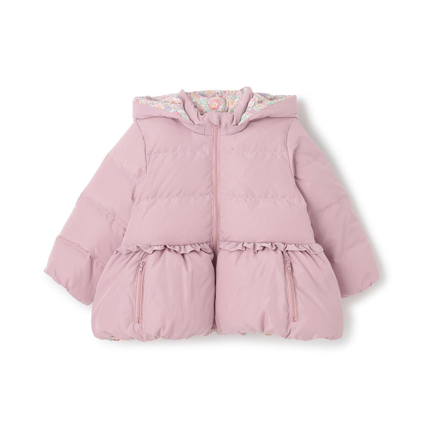 可雙面穿Liberty羽絨大衣