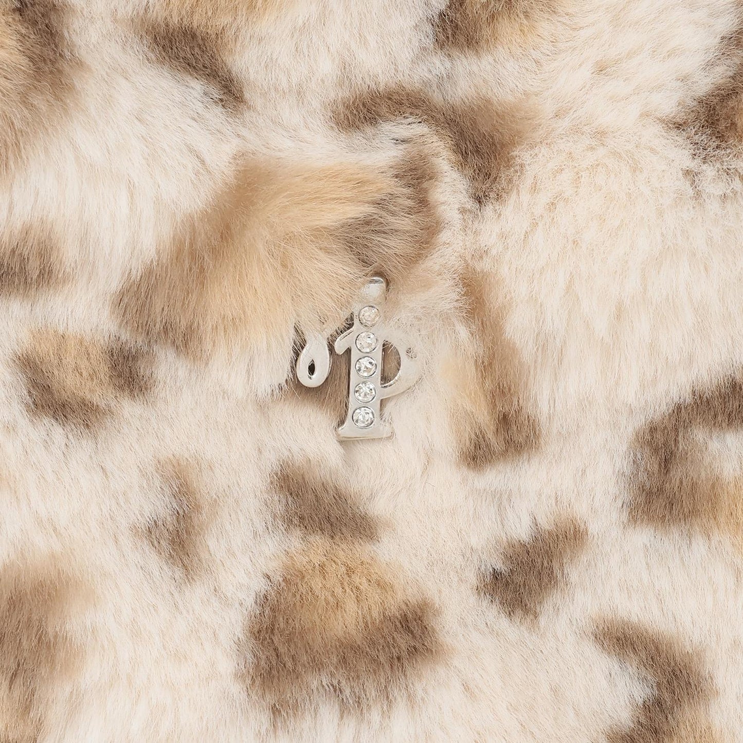 豹紋仿皮草短夾克