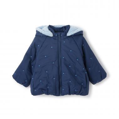 星星刺繡蓄熱夾克