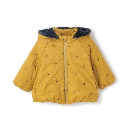 星星刺繡蓄熱夾克