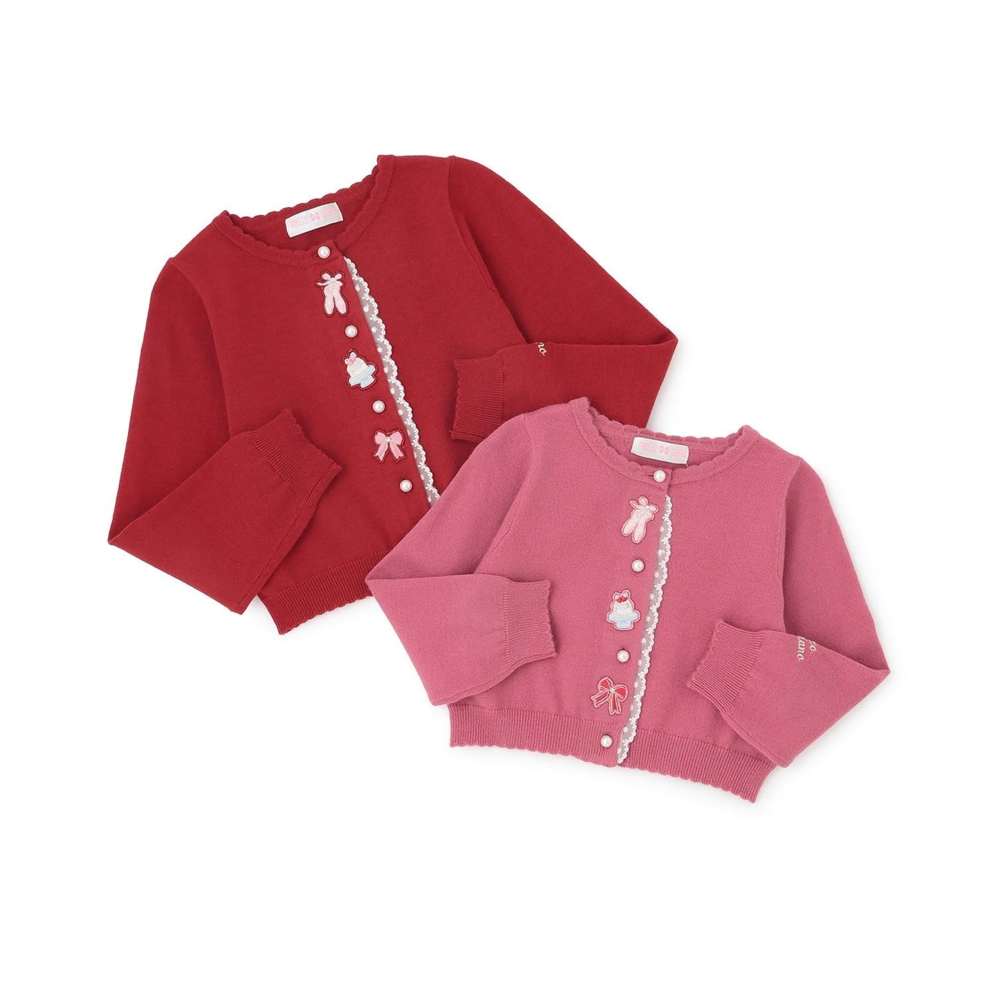 芭蕾元素刺繡針織開衫