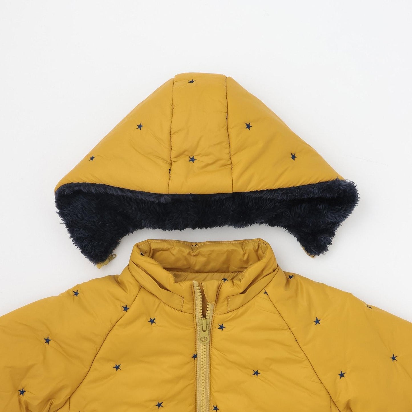 星星刺繡蓄熱夾克