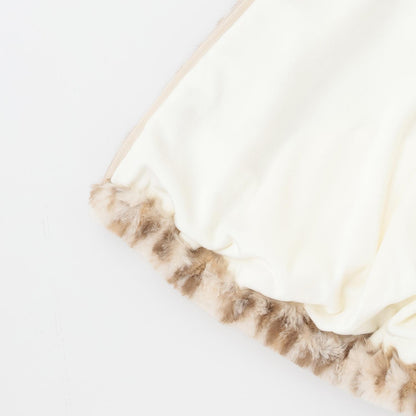 豹紋仿皮草短夾克