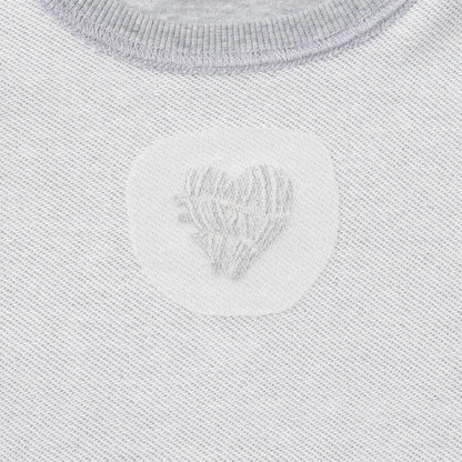 加絨A字版型單點裝飾套頭衫