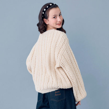 【AMI】鏤空針織套頭衫×T恤套裝