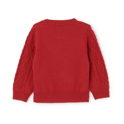 mimi醬 袖部麻花針織毛衣【可水洗】