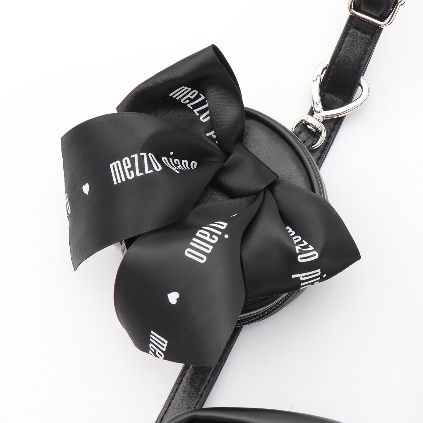 【mezzo piano mama】荷葉邊蝴蝶結手機斜挎包