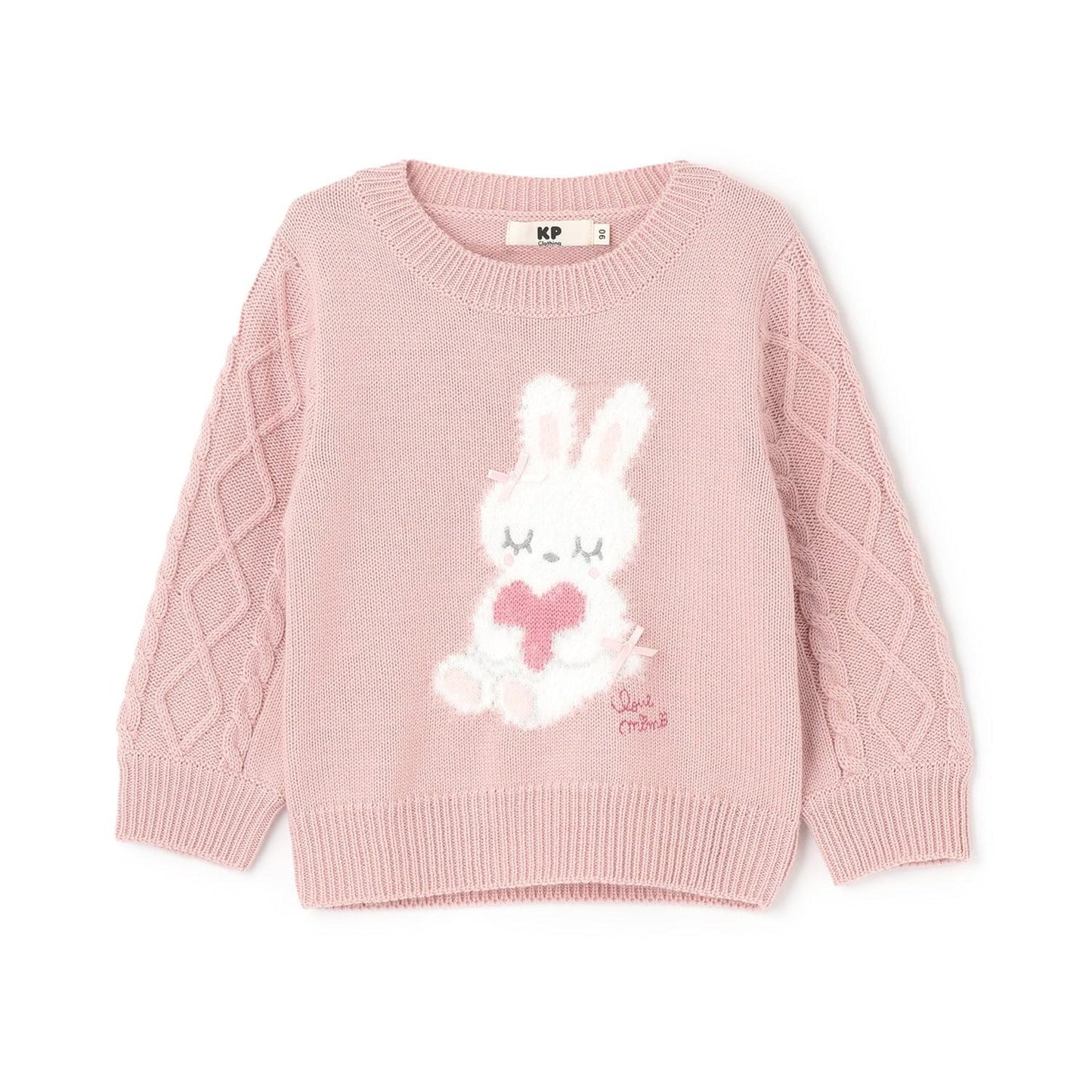 mimi醬 袖部麻花針織毛衣【可水洗】