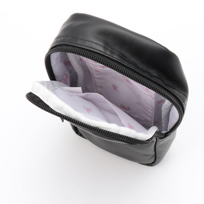 【mezzo piano mama】荷葉邊蝴蝶結手機斜挎包