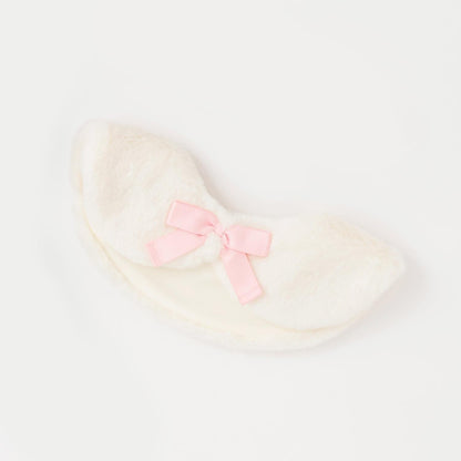 雙層提花格紋嬰兒套裝【附圍巾】