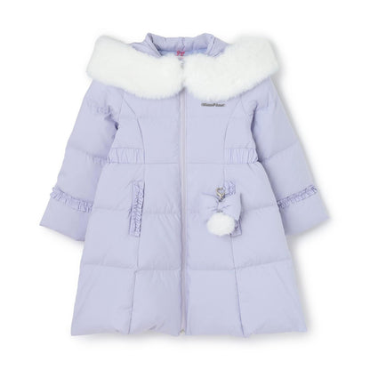 帶吊墜長款羽絨服