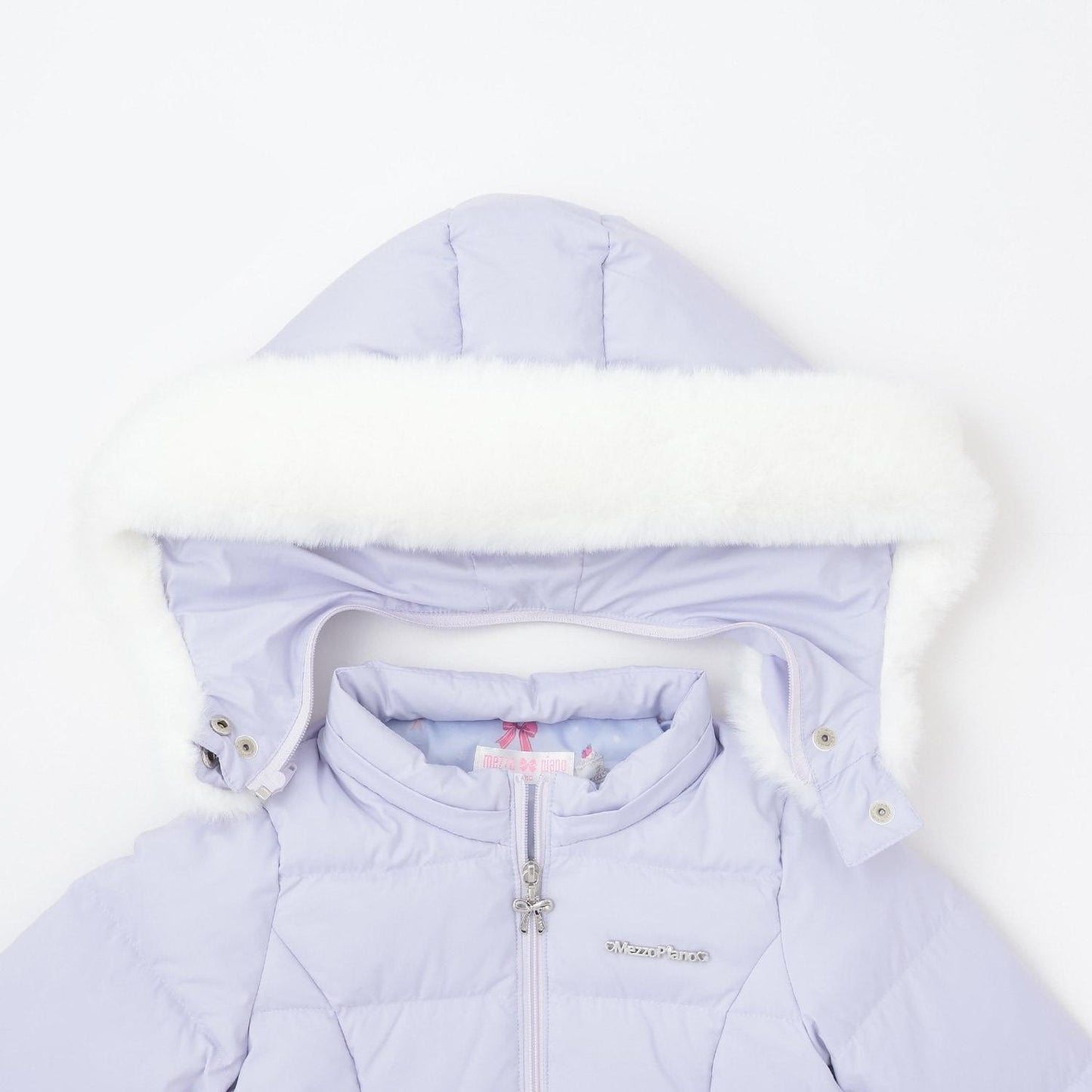 帶吊墜長款羽絨服