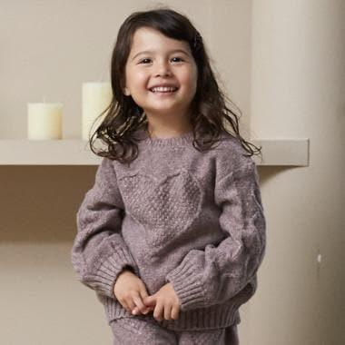 【リンク】愛心花紋針織衫