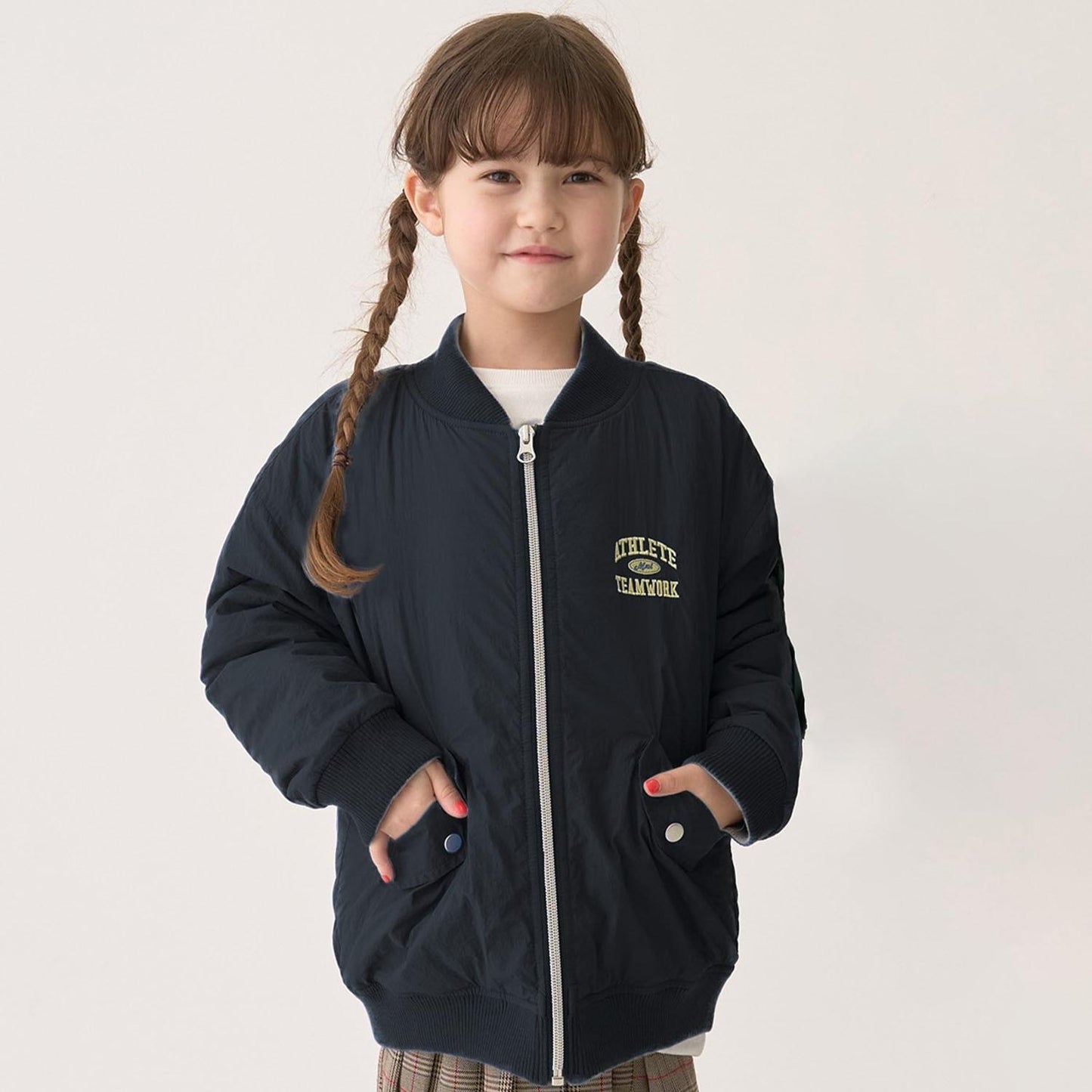 可雙面穿絎縫MA-1夾克