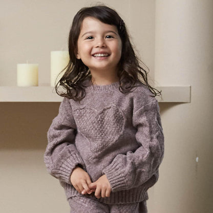 【リンク】愛心花紋針織衫