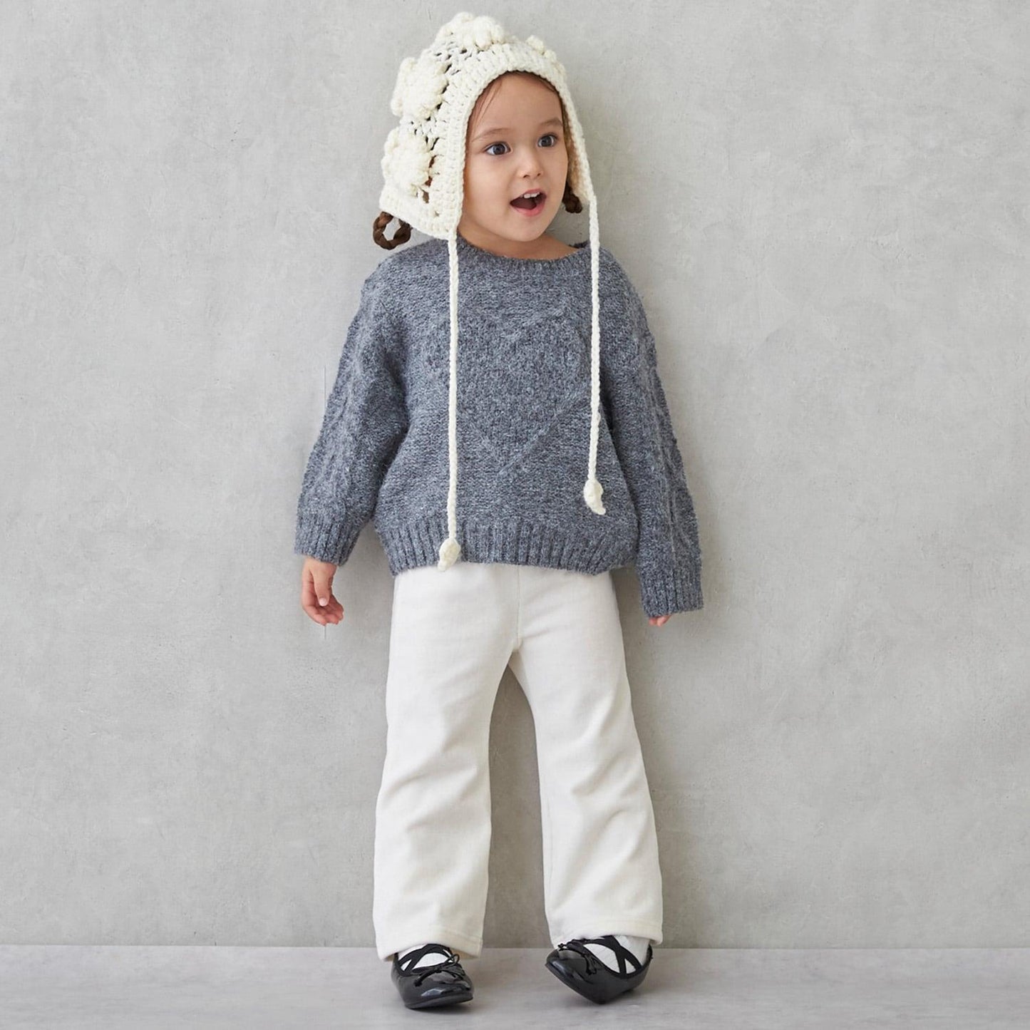 【リンク】愛心花紋針織衫