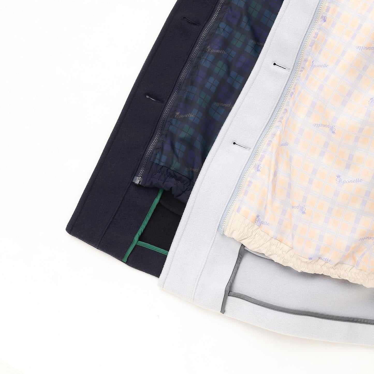 【130cm可選】【3WAY】可拆卸內膽單排扣大衣