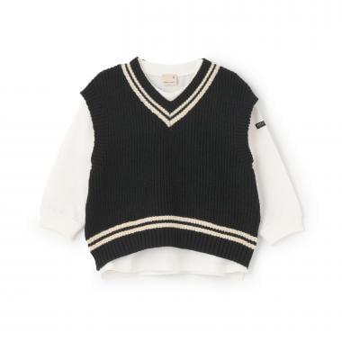 【可機洗】針織背心套裝