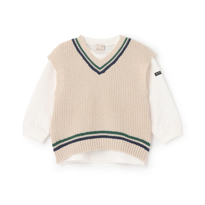 【可機洗】針織背心套裝