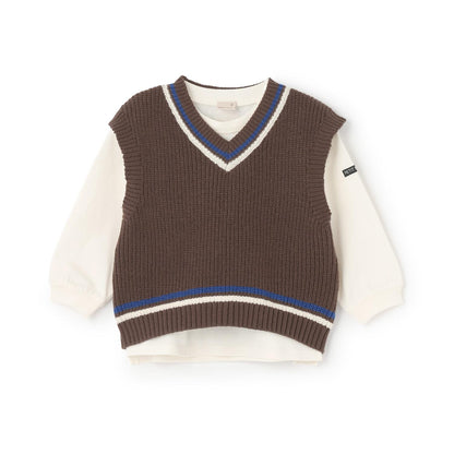 【可機洗】針織背心套裝