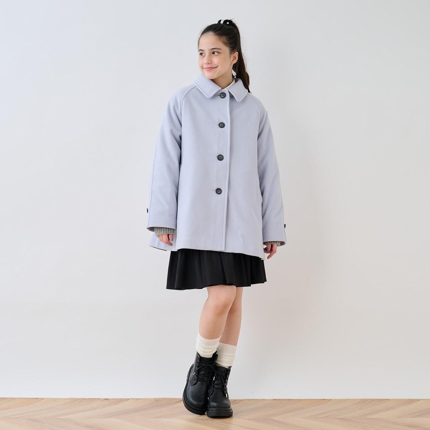 【130cm可選】【3WAY】可拆卸內膽單排扣大衣