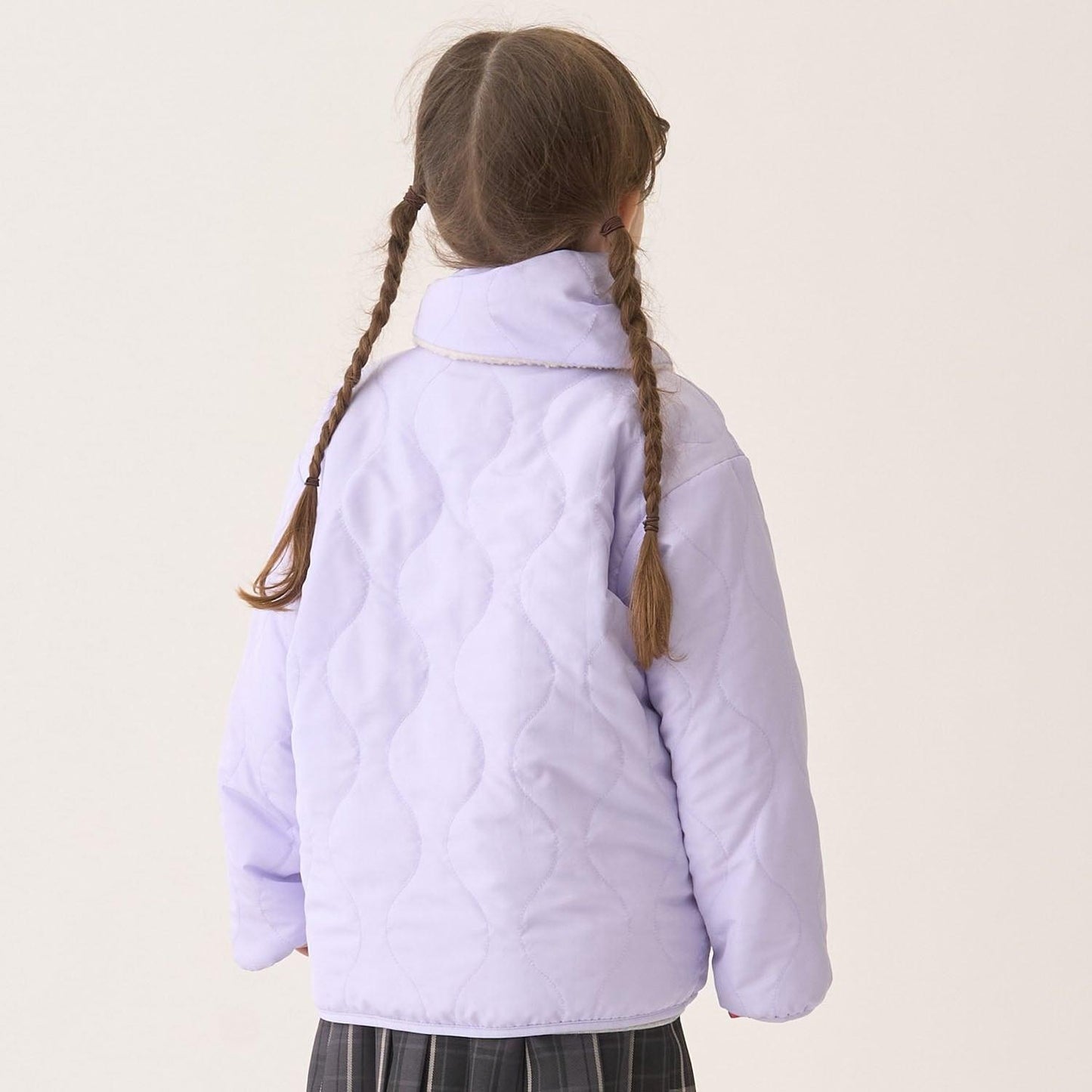 菱格紋雙面穿夾克