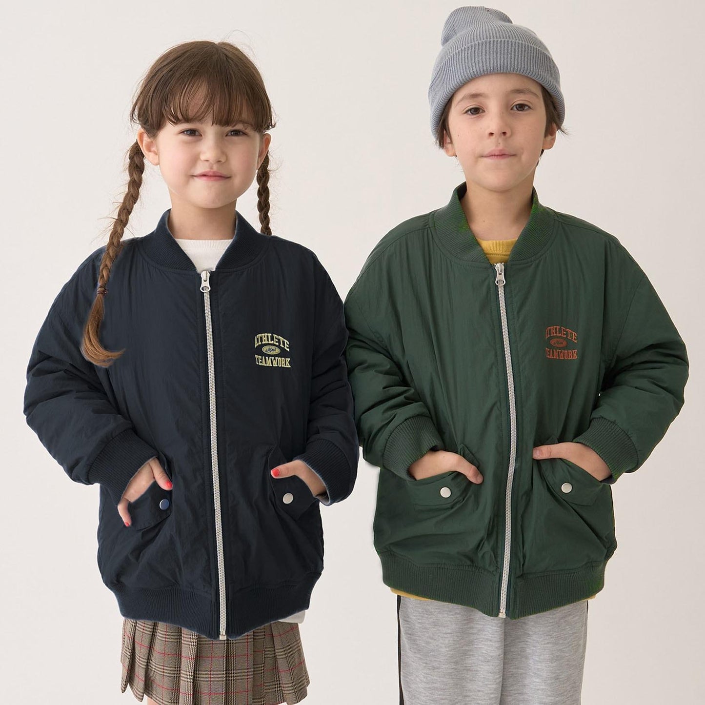 可雙面穿絎縫MA-1夾克