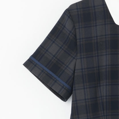 【畢業服】【套裝商品】短外套+白色翻領連衣裙