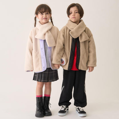 菱格紋雙面穿夾克