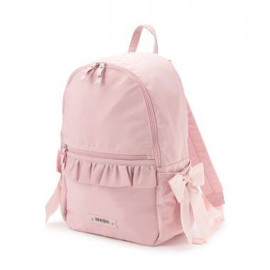 【メゾピアノママ】荷葉邊蝴蝶結媽媽雙肩包 容量約20L