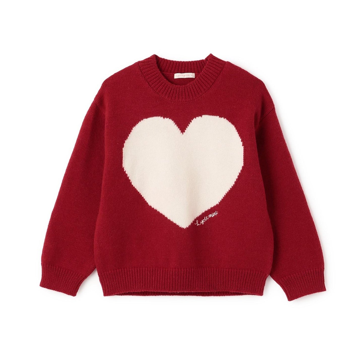 【Lycee mine 芭蕾系列】愛心圖案毛衣