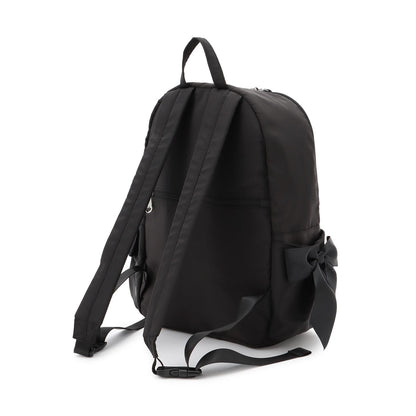 【メゾピアノママ】荷葉邊蝴蝶結媽媽雙肩包 容量約20L