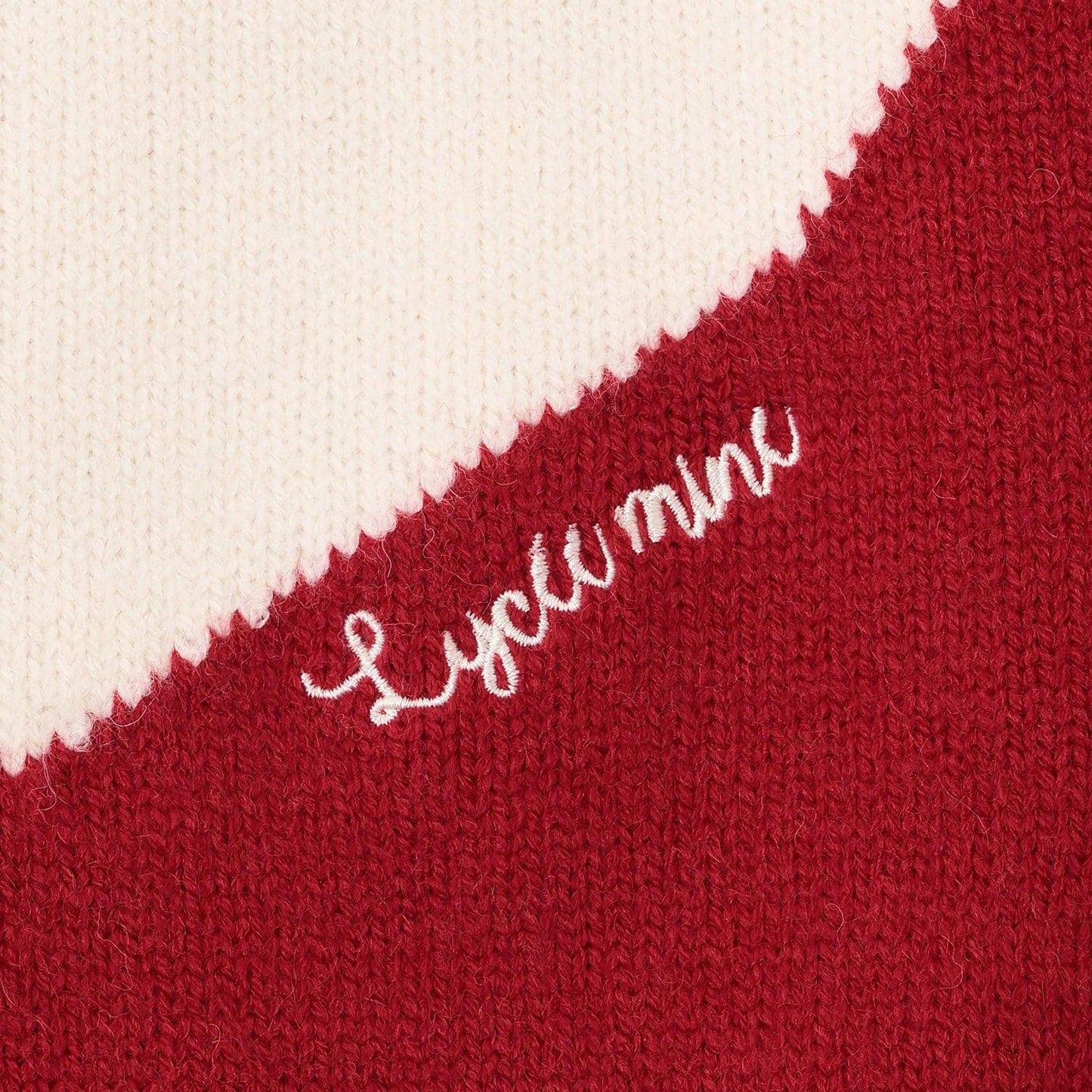 【Lycee mine 芭蕾系列】愛心圖案毛衣