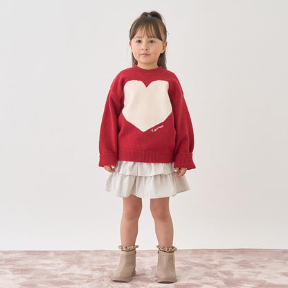 【Lycee mine 芭蕾系列】愛心圖案毛衣