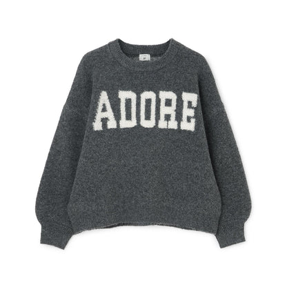 【AMI】立體提花套頭衫