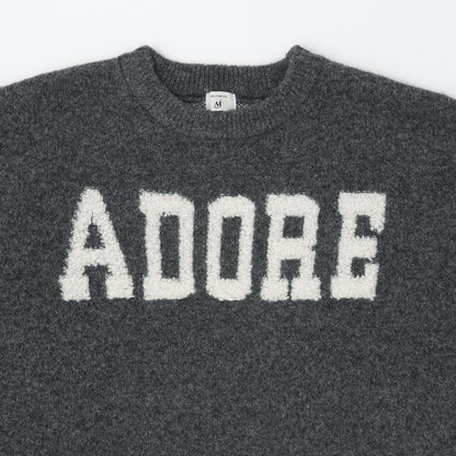 【AMI】立體提花套頭衫