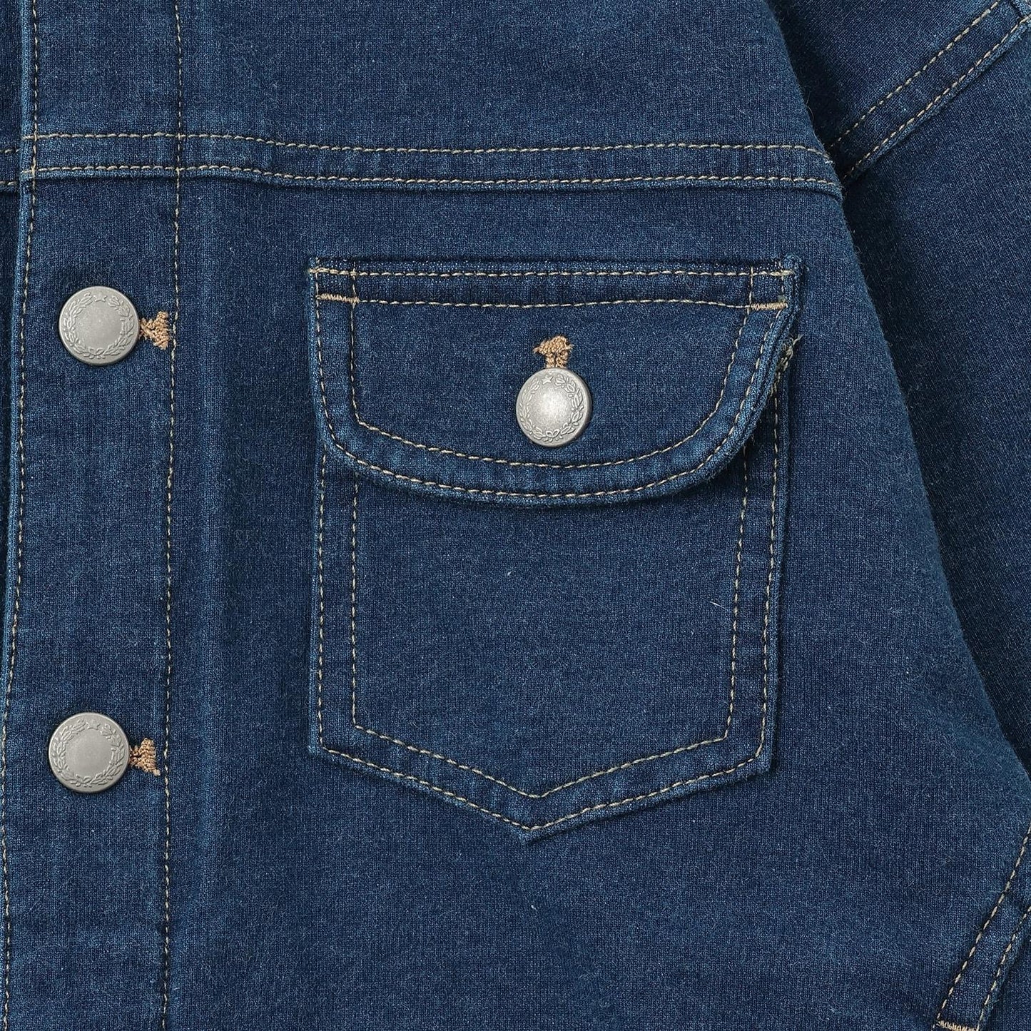 三穿連帽針織牛仔夾克