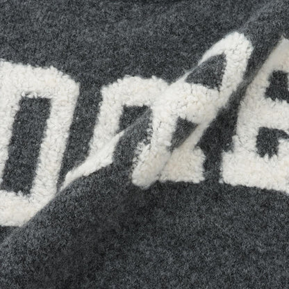 【AMI】立體提花套頭衫