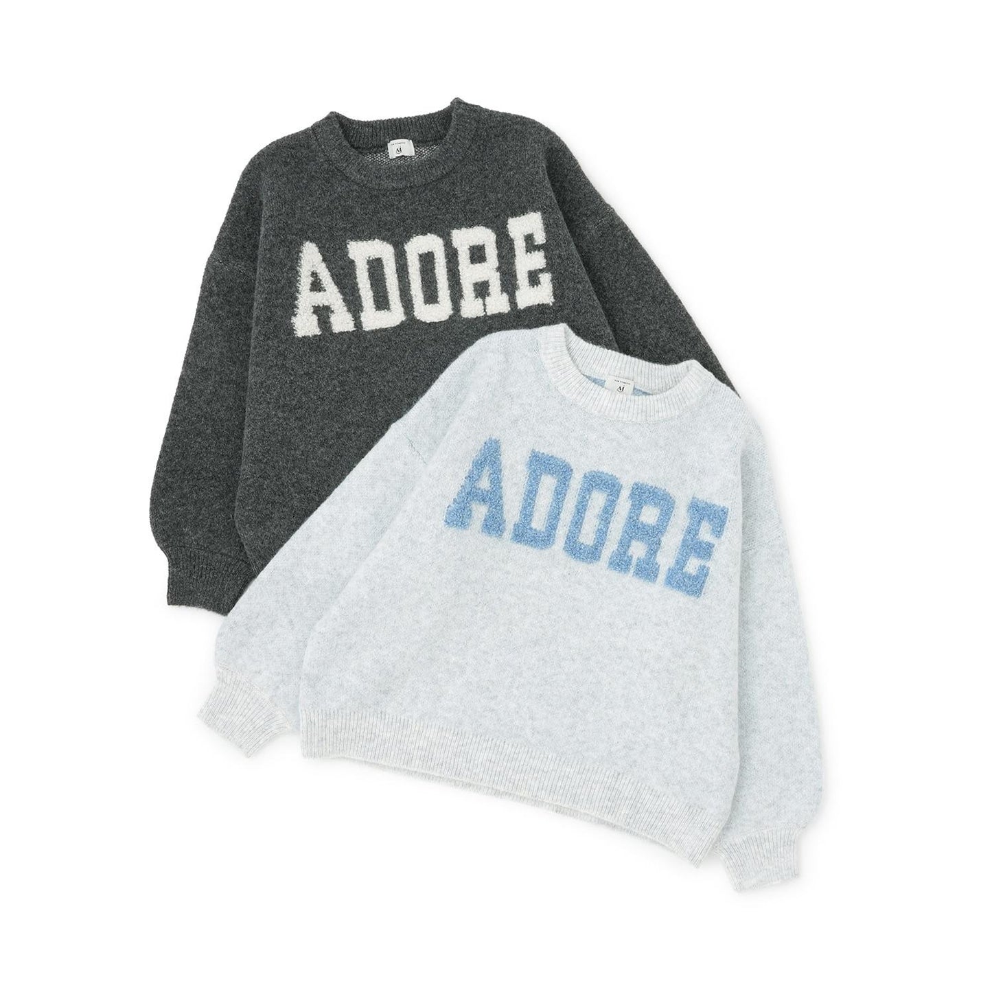 【AMI】立體提花套頭衫