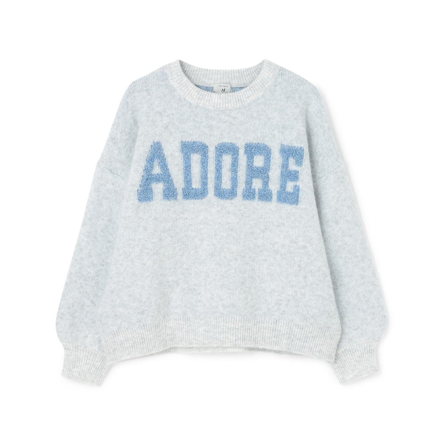 【AMI】立體提花套頭衫