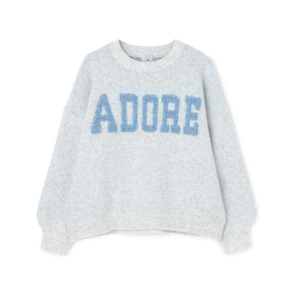 【AMI】立體提花套頭衫