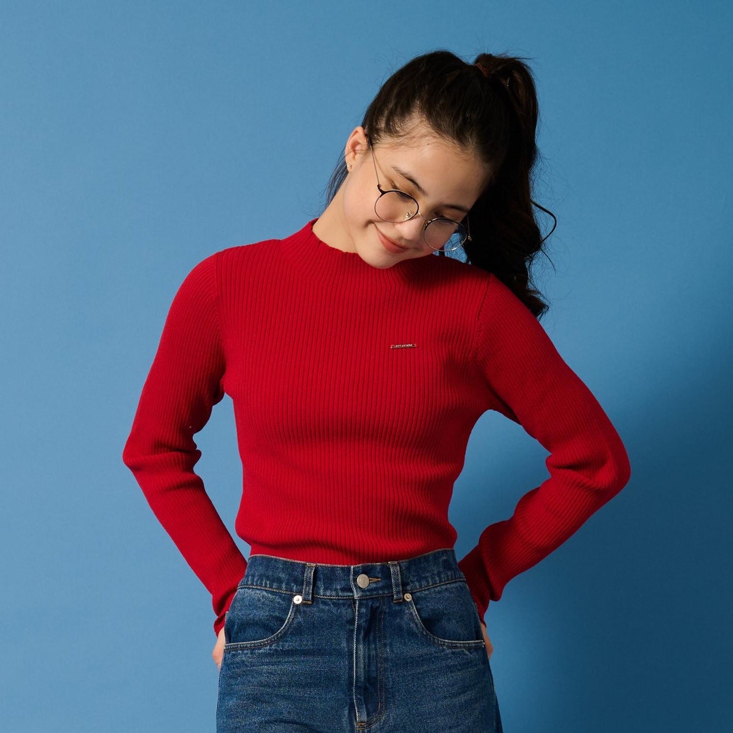 【130cm可選】小高領套頭衫