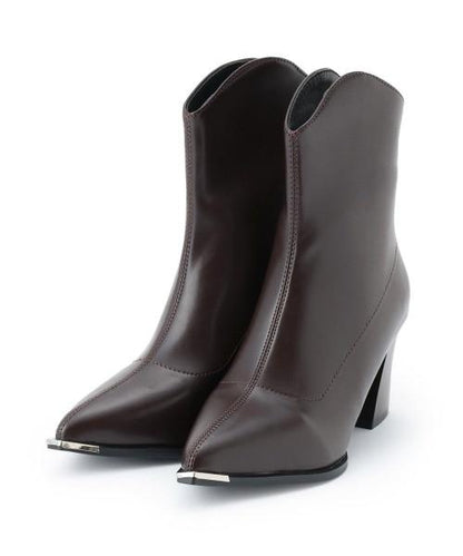 尖頭短靴【韓國時尚】